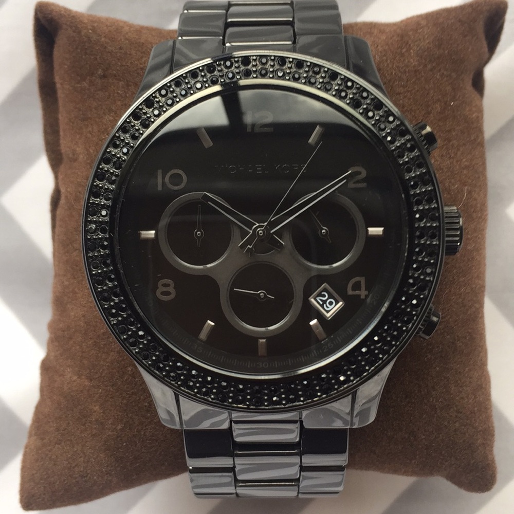 Men’s MK Black Ceramic Quartz Watch
